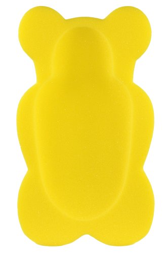 BABY BATH SPONGE SUPPORT COMFORT SOFT SAFE FOAM BRAND NEW TODDLER BATH (Yellow)