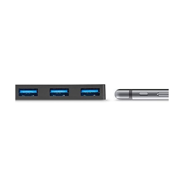 Anker 4-Port USB 3.0 Ultra Slim Data Hub for Macbook, Mac Pro/mini, iMac, Surface Pro, XPS, Notebook PC, USB Flash Drives, Mobile HDD, and More - Image 3