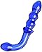 Produktbild Saphir blau Perlen G-Punkt und Prostata Anal Glas Dildo Dong