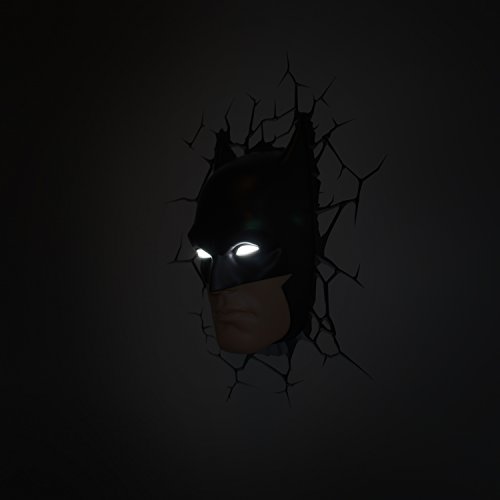 DC Comics Batman Maske Wandlampe 3D Light FX LED Kinderlampe -Nachtlicht für kinder mit automatische Abschaltung und wandaufkleber - 2