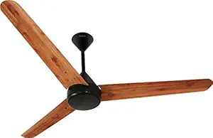 OCECO Fansio Energy Saving Bldc Ceiling Fan 1200MM With Remote Control and BLDC Motor (Wattage:28W, Color:Wooden Blade & Black Body)