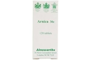 Ainsworths Arnica 30C Homoeopathic Remedy 120 tablet X 3 (Pack of 3)