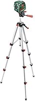 Bosch DIY Kreuzlinien-Laser PCL 10 Set, Batterien, Stativ 1,1 m, Schutztasche (Arbeitsbereich 10 m, +/- 0,5 mm/m Messgenauigkeit)