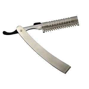 3-Part Hairdressing Set: Hairdressing Scissors, Thinning Scissors and Thinning Knife - 6 Inches - Stainless Steel - Image 3