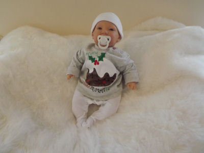 J. PUDDING BOY BZLS Weighted Reborn Doll Fake Baby Girls Childs Birthday Christmas Gift UK Seller made by Saxon Reborns.