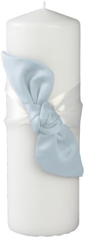 Ivy Lane Design Love Knot Pillar Unity Candle, Light Blue