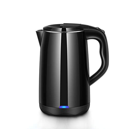 FH Bouilloire lectrique, Bouilloire Commode De Revtement En Acier Inoxydable De Mnage (Couleur : NOIR)
