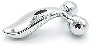 Styxon / Aluminium Roller Massager Face Full Body Shape Massage Facial Massager, 15.5 X 9.5 X 5.3 CM, Silver