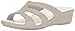 Produktbild crocs Sanrah Strappy Wedge, Damen Offene Sandalen mit Keilabsatz, Grau (Platinum), 38-39 EU