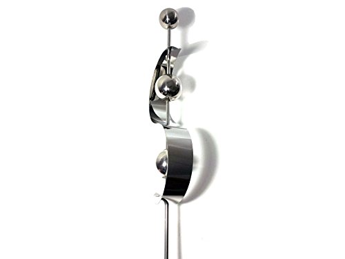 Dekorativer Edelstahl S Curve Gazing Ball Gartenstecker - 6