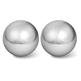 Peso: 338g SOURCING MAP Stress Relief Hand Palm Exersice 2\" Dia Chime Massage Ball 2 Pcs