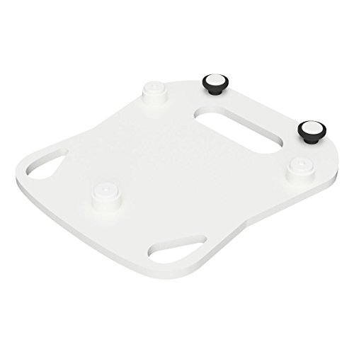 KochFix Rollbrett für Thermomix TM5 | Untersetzer in weiß aus Plexiglas | Premium-Gleitbrett für die Küche mit Teflongleitern - 3