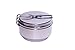 Produktbild QuickStove Tragbarer Camping Cook Topf, Pfanne, Simmertopf, edelstahl mit Verriegelung Deckel, perfekt für Survival-Kits und Notfall vorbereitet