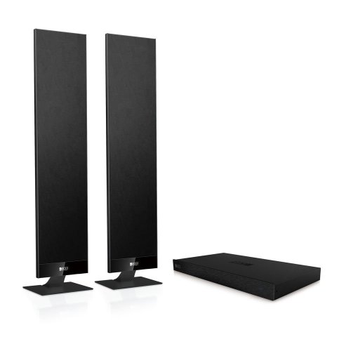 KEF V300 Lautsprecher extra flach Digital für TV schwarz KEF V300 Lautsprecher extra flach Digital für TV schwarz
