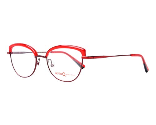Preisvergleich Produktbild Etnia Barcelona Brille (CARCASSONNE RD) Metall dunkel rot - kristall rot