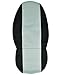 Universal Car Seat Covers 1 Piece Front Bucket Automotive Protector Polyester Airbag Compatible Vehicle Classic Machine Washable