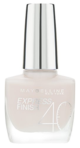 Maybelline New York Make-Up Nailpolish Express Finish Nagellack Rose Rush / Ultra schnelltrocknender Farblack in sanftem Rosé, 1 x 10 ml