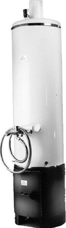 Wittigsthal Badeofen 100 Liter inkl. Armatur und Unterofen Farbe: Standard weiß