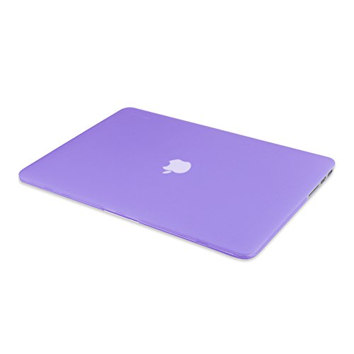 Fintie MacBook Air 13 Hülle – Ultra Slim Hochwertige Matt Gummierte Hartschale Tasche Schutzhülle Snap Case für Apple MacBook Air 13.3 Zoll (A1466 / A1369) , Helles Lila - 3