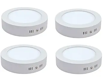 Citra 6W Led Surface Panel Light - Pack Of 4,White