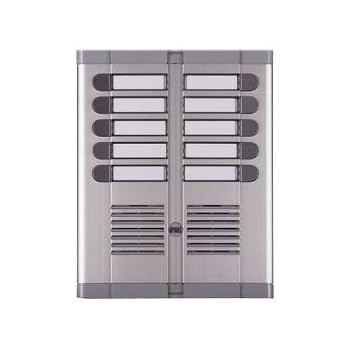 Urmet 925/102 Pulsantiera 2 Pulsanti Per Esterno - Con Scatola Incasso E Illuminazione