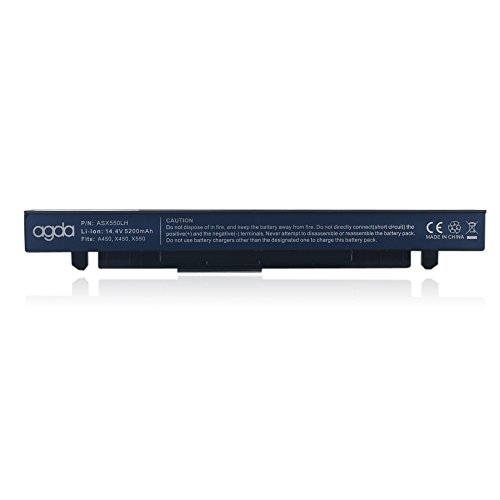AGDA®Neu Externer Notebook Laptop Batterie Akku für  ASUS A41-X550A A41-X550 X450 X550 A550 F550C R510 R510C X452 X550CUS A41-X550A A41-X550 X450 X550 A550 F550C R510 R510C X452 X550C Li-ion 8-Zellen 14.4V 5200mAh