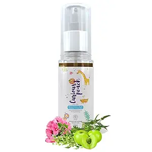 Curious Peach Whispering Wild Herbal Hair Oil Deep Nourishment Ayurvedic Natural Scientifically Tested for Hair Fall Dandruff Hair Strengthening & Growth | Suitable For Kids & Teens (100ml)