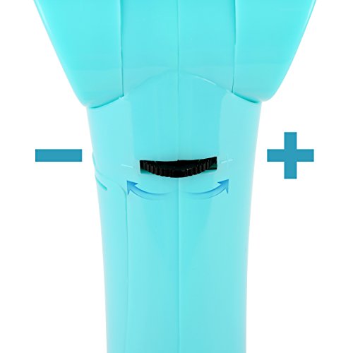 Totoose Handventilator batteriebetrieben Leise USB Clip Mini Einstellbarer Ventilator (Blau) - 8