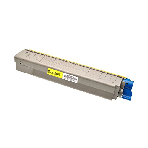 Logic-Seek Toner für Oki C8600 / C8800 43487709, 9000 Seiten, gelb
