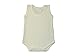 BabywearUK White Terry Round neck sleeveless bodysuit 6/12months - Made in the UK