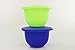 Produktbild Tupperware Ciotola Classici 550 ml, Kunststoff, Neongrün and Blu Scuro, 13.9 x 13.9 x 9.3 cm