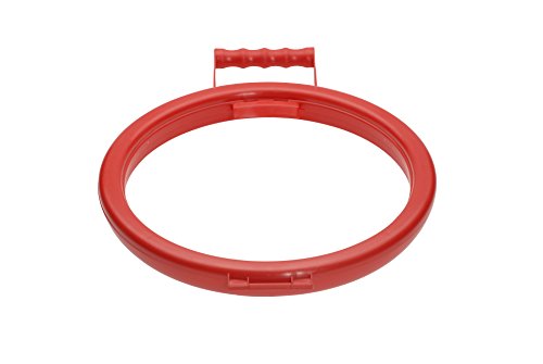 Hillbrush Commercial HH1R - Aro para bolsas de polipropileno (355 mm), color rojo
