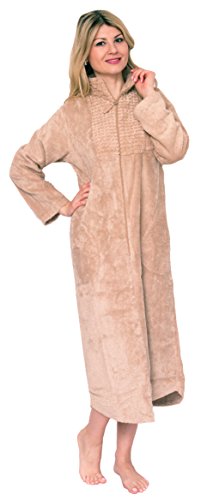 Zip Front Amazon Cotton Housecoat Bath And Robes Womens Luxury