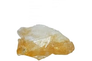 LA SPHÈRE GUÉRISSEUSE Citrine Brute Extra de 35 à 50 mm - Pierre Naturelle de Madagascar pour Lithothérapie - Véritable et Naturelle