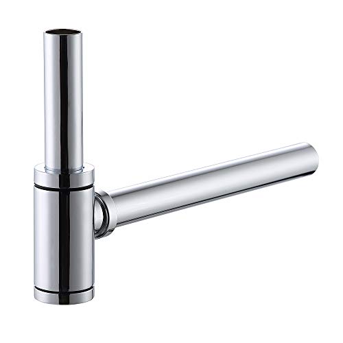 Preisvergleich Produktbild Eridanus, Siphon Badinstallation Röhrensifon Tassensifon, Geruchverschluss, Zinklegierung