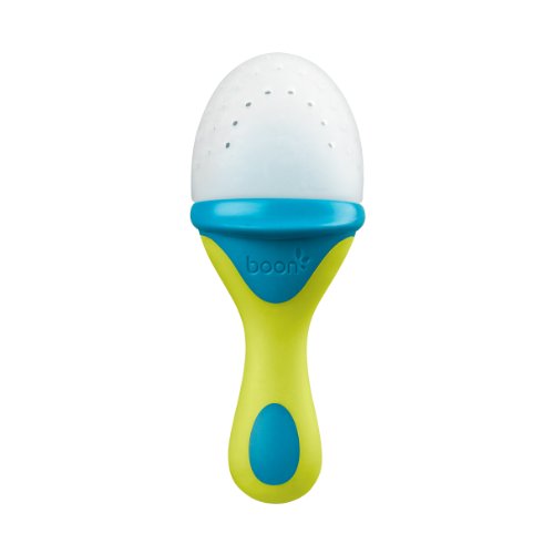 Boon PULP Silicone Fresh Food Teething Feeder - Green/Blue