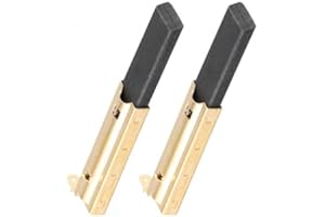 RAPIDBOK 2 Stück Kohlebürsten L94MF7, Kohlebürsten Waschmaschine, Elektromotor Kohlebürsten, Einziehbare Bürste, 5x13.5x39.6mm