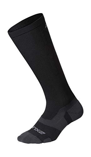 2XU UK - Calze a Compressione da Uomo Vectr, Uomo, UA5155e, Black/Titanium, M1