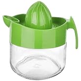 Limon Sıkacağı, Cam Hazneli Limon Sıkma Aleti, Limon Sıkıcı 300 ml (Yeşil)