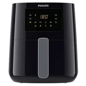 Philips Essential Air Fryer HD9252/70 with Rapid Air Technology, uses up to 90% less fat, 7 Presets Touch Screen