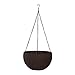 Produktbild B Blesiya Hängetopf Blumenampel Hängeampel mit Geschlossener Innentopf in Rattan Optik, S/L - Kaffee- S