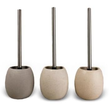 Blomus SONO Moonbeam Cream Decorative Toilet Plunger And Holder Reviews | Crate & Barrel