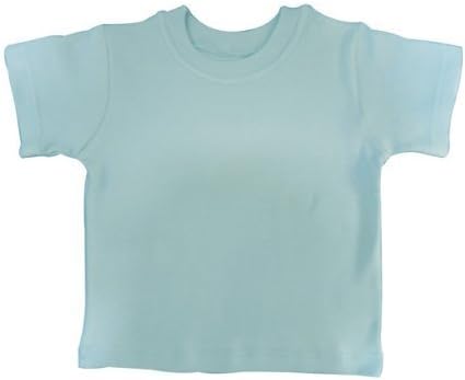 BabywearUK BABY T-SHIRT - Sky blue - 0-3 months - British Made