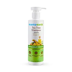 Mamaearth Tea Tree Anti Dandruff Shampoo, With Tea Tree & Ginger Oil, 250ml