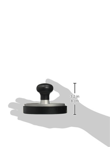 Westmark Hamburgermaker, Hamburger-Presse, Innendurchmesser 11 cm, Aluminium/Kunststoff, Uno, Schwarz/Silber, 62312260 - 4
