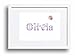Baby or child's personalised gift - Name print/picture in Fairy theme - A4 (Purple)
