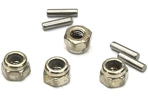 INTEGY Perni e dadi ruota in lega di precisione modello RC progettati per Traxxas 1/18 TRX-4M Crawler