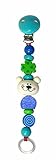 Hess Wooden Baby Toy Pacifier Bear Tim Chain Clip
