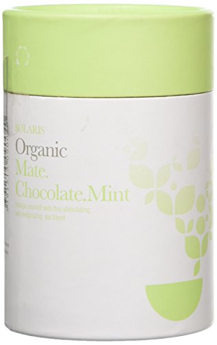 Solaris Tea Organic Loose Whole Leaf Mate Cacao Mint 50 g