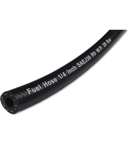 SAE 30R9 Fuel Hose 5/16" ID 10FT | High Pressure Push Lock Fuel Line 300 PSI | Ethanol Resistant J30R9 Hose